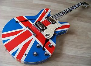 TPP Noel Gallagher Ltd. Edition Union Jack Epiphone SUPERNOVA Gibson pups Oasis