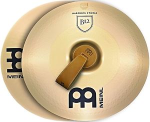 Meinl 50,8Â cm B12Â Marching Cymblas Medium bronzo,
