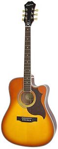 Epiphone EEATVBNH1 FT-350SCE Chitarra Elettroacustica con Min-Etune, Esplosione