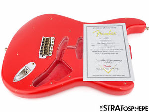 Fender Custom Shop Postmodern Relic Stratocaster BODY+ HARDWARE Strat HotRod Red