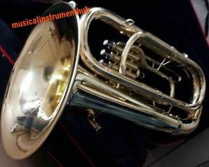 TUBA EB FLAT OF PURE BRASS IN PURE BRASS POLISH+HARD CASE+MOUTHPC+FREE SHIPPING