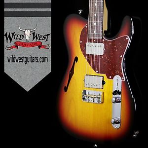 Suhr Alt T Pro HH Semi-Hollow Limited Edition Rosewood Fretboard 3 Tone Sunburst