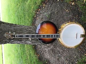 Flinthill Gold And Engraved Banjo Prewar Gibson Quality