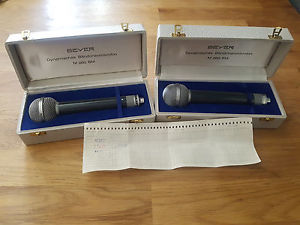 2x Beyer M260 - Dynamisches Bändchenmikrofon - Dezember 1966 TOPZUSTAND!!!