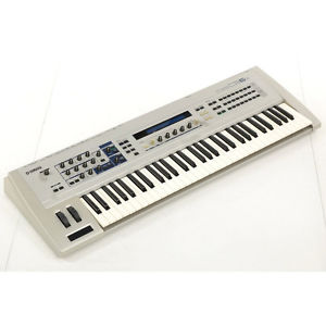 Used Yamaha CS6x CONTROL Synthesizer Keyboard 61-Key w/ case EMS Free tracking