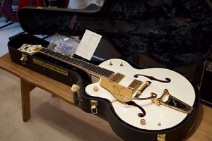 Gretsch 2008 G6136TLH White Falcon Used Lefty w/ Hard case