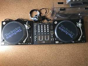 Technics SL1200MK5G SL-1200MK 5G Turntable Audio Player 2 Pair Set & Mixer Used