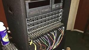 Alesis HD24XR Recording rack: complete with tascam recording mixer,...etc...
