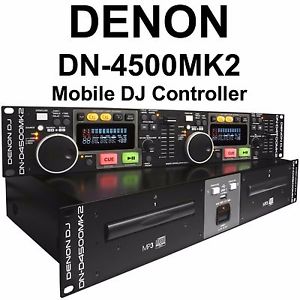 DENON DN-D4500MK2 Rackmount CD/MP3/USB Mobile Club DJ Controller