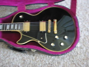 Gibson Les Paul Custom 1977 Black Left Handed Guitar