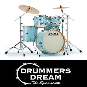Brand New TAMA Silverstar 5pc Light Blue Lacquer Drum kit with Hardware