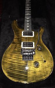 PRS USA Paul Reed Smith Core Custom 24 Floyd Rose Obsidian Flame Top