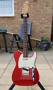 Fender Vintage 62 Japanese Double Bound Telecaster Candy Apple Red Guitar