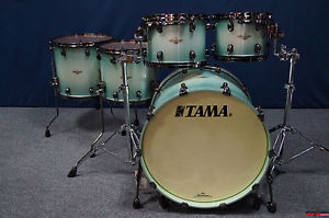 Tama Starclassic Maple Shellset in "Light Jade Burst"  -  22,10,12,14,16"