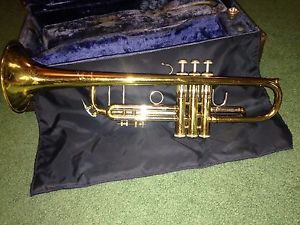 Clean Vintage Bach Stradivarious Trumpet with Ultra Rare Mt. Vernon 3 Mouthpiece