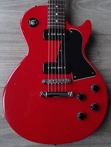 1998 Gibson Les Paul Special Cherry Red See Through All Solid Mahogany P100