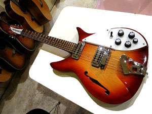 Rickenbacker 310 Fireglo 1967 Vintage Serial:GA---  w/ Orig.Silver case FreeShip