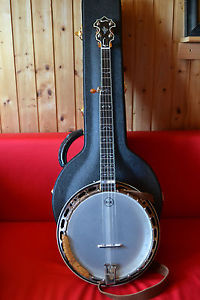5 String Banjo Bishline Harvest wie neu von 2017- Profiinstrument-