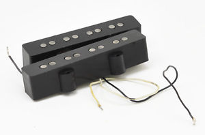 Original Vintage 1975 75 Fender Jazz Bass Grey Bobbin Neck & Bridge Pickups Set