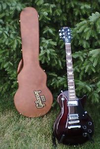 2014 Gibson Les Paul Studio Pro Guitar Black Cherry w/OHSC Excellent Condition