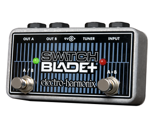 NEW Electro Harmonix Switchblade + Plus Channel Selector Guitar Pedal w/ 9V Batt