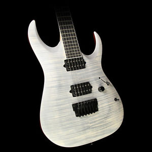 Ibanez RGAIX6FM Iron Label Electric Guitar White Frost Flat