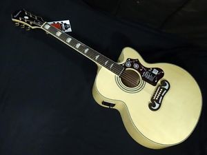 NEW Epiphone EJ-200SCE Natural guitar From JAPAN/456