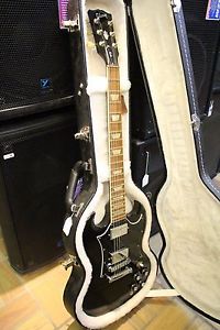 Gibson SG Standard Ebony Black + Gibson HS