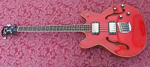GUILD / DEARMOND  STARFIRE BASS - SUPERB QUALITY SS SEMI HOLLOW BASS - A1 & MINT