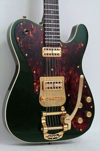 FREEDOM Custom Black Pepper w/Bigsby Cadillac Green, Good Condition