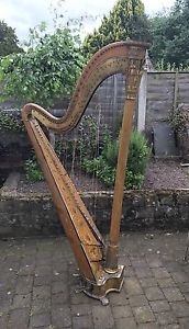 A Grecian Concert Harp By J&J Erat No.(1904) Circa Early 19th Century