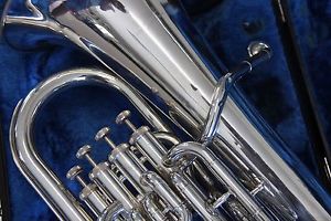 Yamaha YEP321 Euphonium Horn YEP 321 SILVER Baritone with Hard Case FAST SHIP