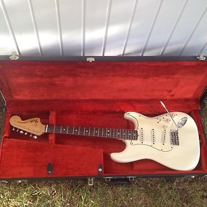Vintage 1969 Fender Stratocaster Strat in Olympic White 69 Electric Guitar