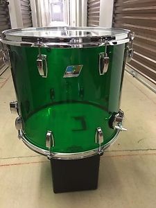 RCI Ludwig Green Vistalite 18" Floor Tom Drum; New; Unused; Blue/Olive Badge