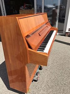 Small Modern Schaefer Upright Piano 88 Note Overstrung Underdampened 3 Pedal