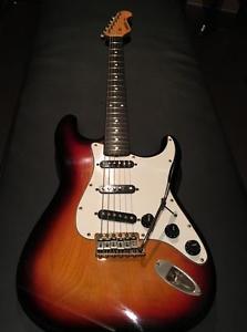 YAMAHA ST400R Electric Guitar ST Type Used Sunburst with Soft case from Japan