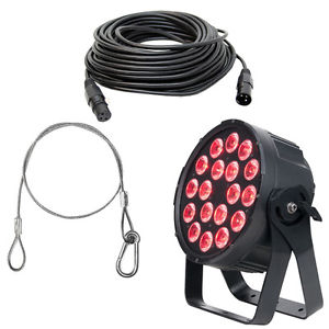 Elation Lighting SIXPAR 300IP 18 x 12W 6-in-1 Par w/ 50-ft DMX Cable & Harness