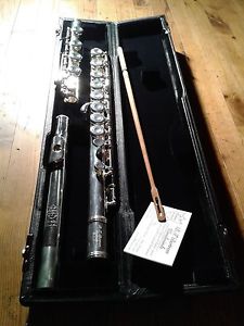 Bertrem Bb FLUTE D'AMORE in SIb Sterling Silver Headjoint Bb Foot (SAX BASS ALTO