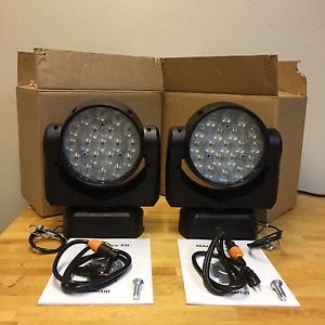 2x Martin MAC Aura XB Wash Moving Head with LED Light Source and Zoom VERY GOOD