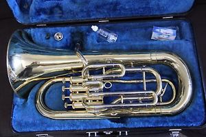 Yamaha YEP321 Euphonium Horn YEP 321 Baritone Case & Mouthpiece NICE CONDITION
