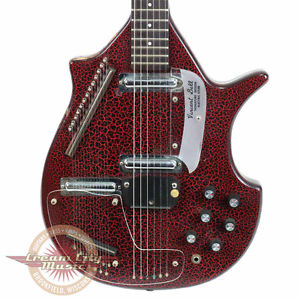 VINTAGE 1968 CORAL DANELECTRO VINCENT BELL SIGNATURE DESIGN ELECTRIC SITAR