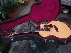 1998 taylor 655 ce acoustic/electric 12 string