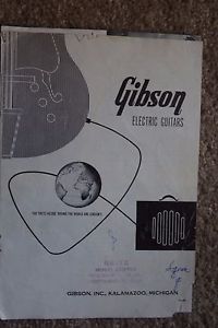 1954 Gibson Catalogue / Les Paul Gold Top,Super-400, L-5CES,ES-5,ES-175 more