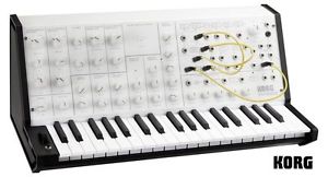 KORG MS-20 mini MONOPHONIC SYNTHESIZER BRAND NEW LIMITED WHITE MONOTONE COLOR