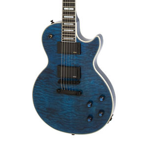 Epiphone Prophecy Les Paul Custom Plus EX Outfit, Midnight Sapphire (NEW)