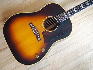 1954 Gibson J-160E Vintage Acoustic Electric Guitar Collector Grade & 100%, J-45