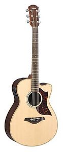 Yamaha A-Series AC3R Small Body Acoustic-Electric Guitar with Case, Natural
