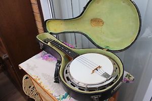 Ludwig Wendell Hall banjo ukulele good original condition