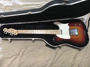 Fender USA Telecaster Burst w/ Ashtray Vintage Cover and Hardcase NICE