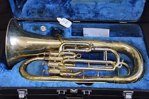Yamaha YEP321 Euphonium Horn YEP 321 Baritone Case & Mouthpiece Good CONDITION